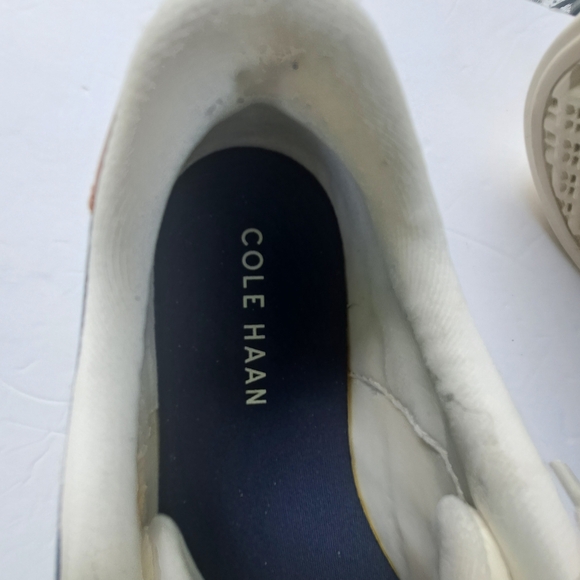 Men's Cream and Brown Cole 8.5 Med Sneakers B1 - Picture 8 of 12